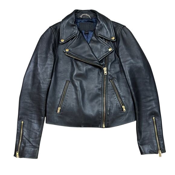 J. Crew Collection Leather Moto Motorcycle Jacket Women´s 0 Biker,All Products : American Fashion Style Bags On Sale